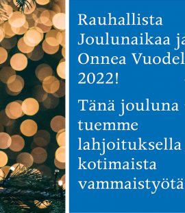 Joulutervehdys 2021